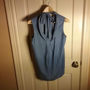 Yest Blue Blouse Vest
